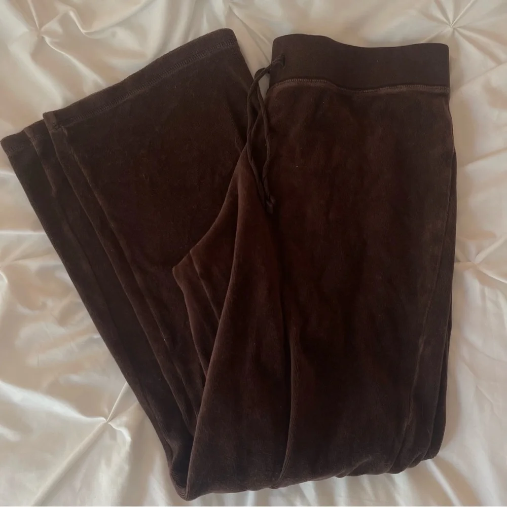 Brown Velour Pants 16 Plus